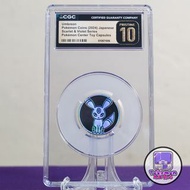 2024 月伊貝 硬幣 CGC 10 完美黑金 Pokemon Center Toy Capsules Coins 扭蛋 朱紫 Scarlet Violet Umbreon 月亮伊布 伊貝 Eevee
