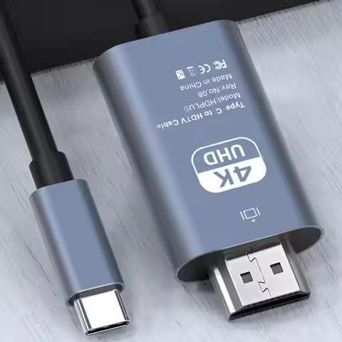 USB Type-C HDMI-compatible 4K Type C To HDMI-compatible Cable Adapter Same Screen Cable Phone With T