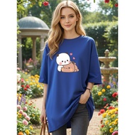 2Y909 [AIYOU] M-5XL Tshirt Women T shirt Plus Size Clothes Tshirt Blouse T shirt Women's Summer Half