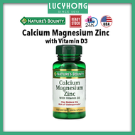 Natures Bounty Calcium Magnesium Zinc with Vitamin D3 Immune & Supporting Bone Health 100 Coated Cap