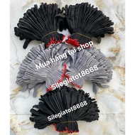 30 pairs of black foam fabric gloves, gray foam, foam fabric labor protection gloves