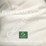 ( per 1 meter ) kain KANVAS CANVAS MARSOTO TC tetoron katun lebar 140 cm warna putih beras bw bahan