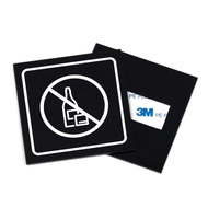 Non-alcoholic signage - sign system no alcohol - no carrying hard drinks - acrylic signage