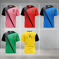 【READY STOCK】BAJU STL Sepak takraw Athletic Short Sleeve Quick Dry T-Shirt