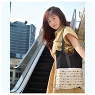 Black Pocket Tote Bag - Arrow Arrow Shoulder Bag Zippered Side Bag