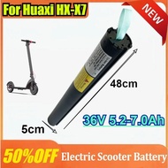 For Huaxi HX-X7 36V 5.2Ah 7.0Ah Built-in Lithium Battery Pack 18650 Cells Electric Scooter Battery