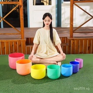 Tuning Bowl Meditation Sound Quartz Crystal Singing Crystal Bowl Colorful Grade Meditation Music432h