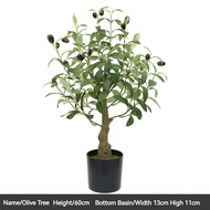 ต้นมะกอกเทียมArtificial Olive Treeต้นมะกอกกระถางปลอม สไตล์นอร์ดิกสมัยใหม่ ต้นไม้ปลอมตกแต่งบ้าน  ตกแต