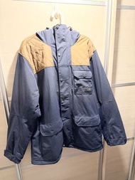 The North Face Two Tone Mountain Parka Jacket Navy Size XL 深藍色 深藍 TNF 防水 衝鋒衣 風褸 外套 Purple Label Outd