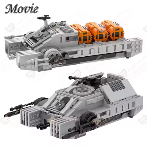 Interstellar Movie Floating Tank MOC Building Blocks DIY Imperial Military Armored Fighting Vehicle 