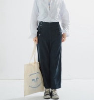 海軍風復古牛仔褲 / 法式少女高腰款 / 軟性舒適寬鬆設計