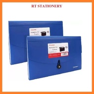 (TRANBO) Expanding File Folder With 7 Pockets, Letter A4 Paper NO.CB607 (Random Color)