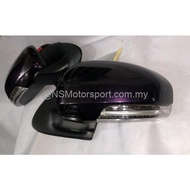 PERODUA MYVI LAGI BEST SIDE MIRROR WITH SIGNAL LAMP  7 WIRE AUTO ORIGINAL