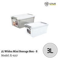 Citylife 3L Multi-Purpose Widea Stackable Storage Mini Container Box - S X-6317