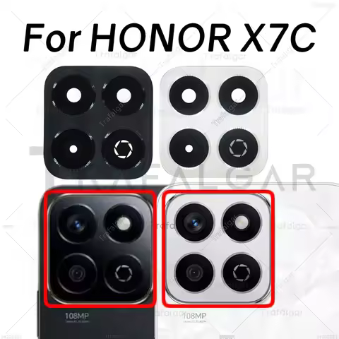 Rear Back Camera Glass Lens For HONOR X7C Replacement With Adhesive Sticker