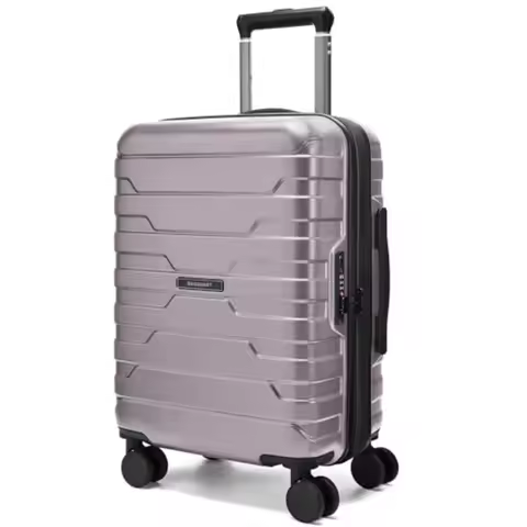 BAGSMART Carry On Luggage 22x14x9 Airline Approved with Spinner WheelsLightweight 20 Inch Luggage wi