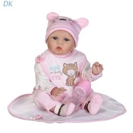 BONEKA BAYI DK MAINAN BONEKA BAYI PEREMPUAN SILIKON 22 "MIRIP ASLI