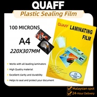 Lamination film A4, A3, ID sizes,100 sheets per pack, plastic lamination, thermoplastic sealing film