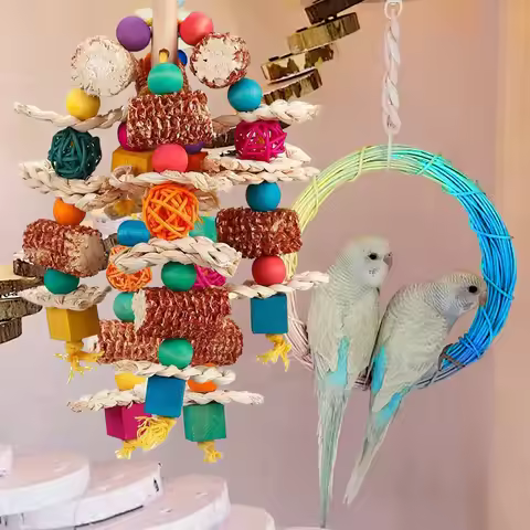 Ferret for Cage Suitable For Small And Medium Sized African Grey Parrots Sun Love Birds With Wooden 