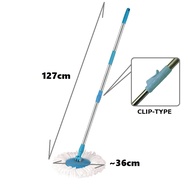 Easy Spin Mop Spinner Handle with Microfiber Mop head Spare Parts &amp; Mop Accessories Mop Lantai kain Mop