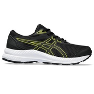 ASICS :  CONTEND 8 GS KIDS RUNNING เด็ก รองเท้าวิ่ง ของแท้  BLACK/BRIGHT YELLOW