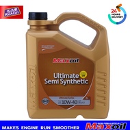 MAXOIL Ultimate Semi Synthetic (10W40 SM/CF) & (5W30 SN) - 4 Liter & 1 Liter