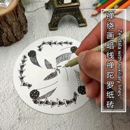 Zentangle Paper Brick zentangle zentangle Style Dark Line zentangle Paper Brick Zendala Dark Grid Ro