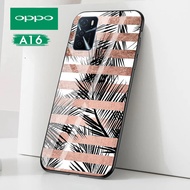 Softcase Glass Kaca  OPPO A16 [M215] Stripes Nature - Casing HP OPPO A16 - kesing HP OPPO A16 - Case HP OPPO A16 - Case OPPO A16 - Casing HP OPPO A16 - Sarung HP OPPO A16 - Custom Case OPPO A16 - Casing OPPO A16 - Kesing Dreamcase DreamCase