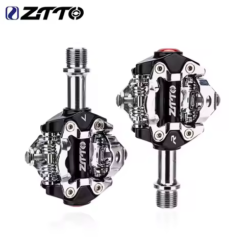 ZTTO MTB Mountain Bike Safest Clipless Pedal Self Locking XC with Cleats Click Compatible with M8000