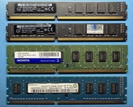 MT, ADATA, RAMAXEL DDR3 4GB RAM記憶體