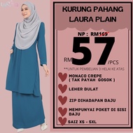 LUVLA ✨ Baju Kurung Pahang Laura 3.0 ✨ Tak Payah Gosok ✨ Mesra Menyusu Plus Size S to 5XL