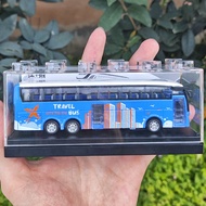 Alloy Double Layer Big Bus Toy Public Bus School Bus Model Children Boys London Bus Carriage Metal T