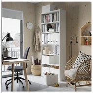 ORIGINAL IKEA BILLY Bookcase, white, 80x28x202 cm