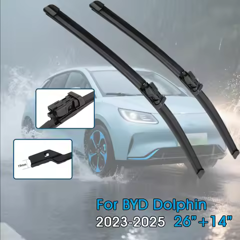Car Wiper Blades 26"+14" For BYD Dolphin 2023-2025 Windshield Windscreen Front Window Blades Car Acc
