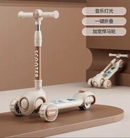 มัลติฟังก์ชั่เด็ก Scooter ถอดออกได้ 1 ถึง 8 ปีการ์ตูนชายและหญิงเด็กกว้างขึ้นหนาขึ้นด้วยมือ