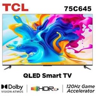 【TCL】75吋 4K QLED 120Hz DLG量子智能連網液晶電視 75C645 送基本安裝