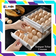 Egg Storage Container 2 Layers Transparent Mica Egg Box 32 Eggs EB01