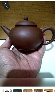 早期中國宜興紫砂標準壺 水平壺 老茶壺 二手