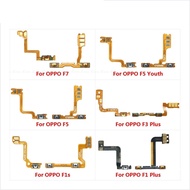 Switch Power ON OFF Key Mute Silent Volume Button Flex Cable Repair Parts For OPPO F1 F1s F3 Plus F5