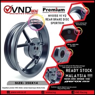 ( VND ) PNP YAMAHA NVX155 V1 V2 V3 REAR SPORTRIM PASANG BRAKE DISC / CALIPER BRACKET SET NVX NMAX NM