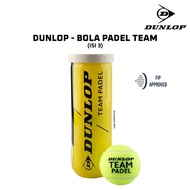 PADEL BALLS DUNLOP TEAM PADEL BALLS/ (1 TUBE CONTAINS 3 BALLS)