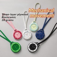 For Audemars Plguet X Swatch Royal POP Pocket Watch Oak Case Pocket Watch 12 O’Clock Oak Edition