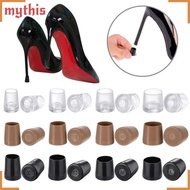 MYTHIS Heel Protector, Round Shape Non-slip Silencer Heel Protector, Protector Shockproof Silencer H