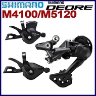 ❃☏Shimano Deore M4100 MTB Mountain Bike Groupset 10 Speed RD-M5120 Rear Derailleur SL-M4100 Right Sh