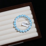 僅有6串純天然海紋石拉利瑪一圖一物水晶手串生日特別禮物