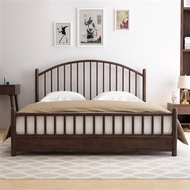 [Sg Sellers] Double Bed Leather Bed Frame and Storage Italian Minimalist Cloud Suspension King/Queen Size Bed Modern Upholstered Bedroom