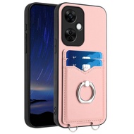 Ready to ship R20 Ring Card Holder Phone Case For OnePlus Nord CE3 Lite/OnePlus Nord CE4 / OPPO K12 