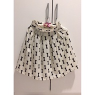 EMCEE COUTURE Pleated Skater Skirt