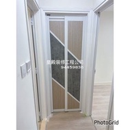 593💎趟摺門.巴士門.摺門.PD門.廁所門.廚房門.趟門.推趟門.趟門.鋁門. 吊趟門. 大門. 房門$2500（包度尺，送貨.仲要包埋安裝）