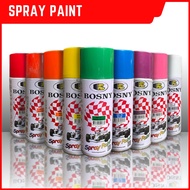 Bosny Spray Paint (Available in Blue, Black, Green, Mahogany, Orange, Red, Rose Pink Or Silver Gray)